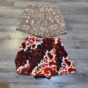 EUC Vintage 60’s 70’s hippie boho short lot size XXS - & FREE VTG GIFT!